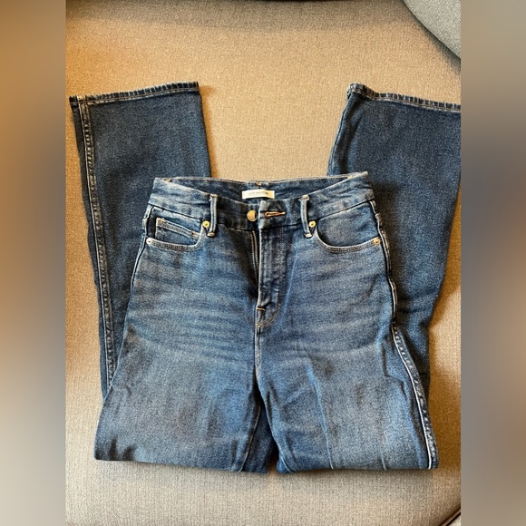 GOOD AMERICAN good curve straight jean size 0/25 - Picture 3 of 5